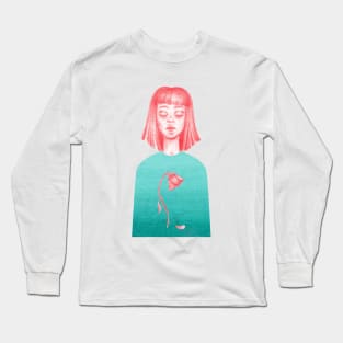 Frail illustration by shoosh Long Sleeve T-Shirt